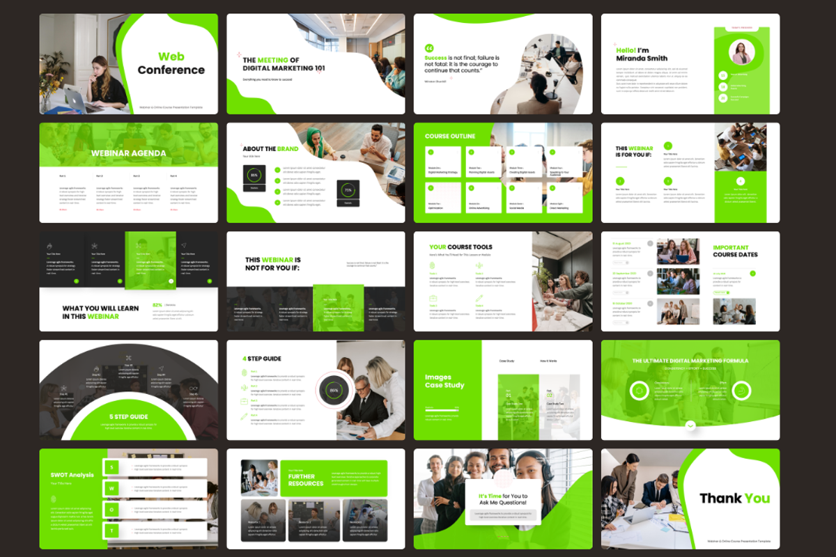 Webinar - Online Course Presentation, a Presentation Template by Hammad Arif (Photo 2 of 2)