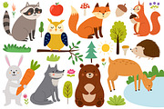 Cute Forest Animals Big Collection, an Animal Illustration by Gulnara Sabirova (Thumbnail 6 of 16)