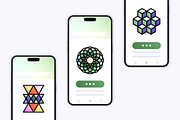 50 Sacred Geometry Icons, an Outline Icon by Side Project (Thumbnail 7 of 9)