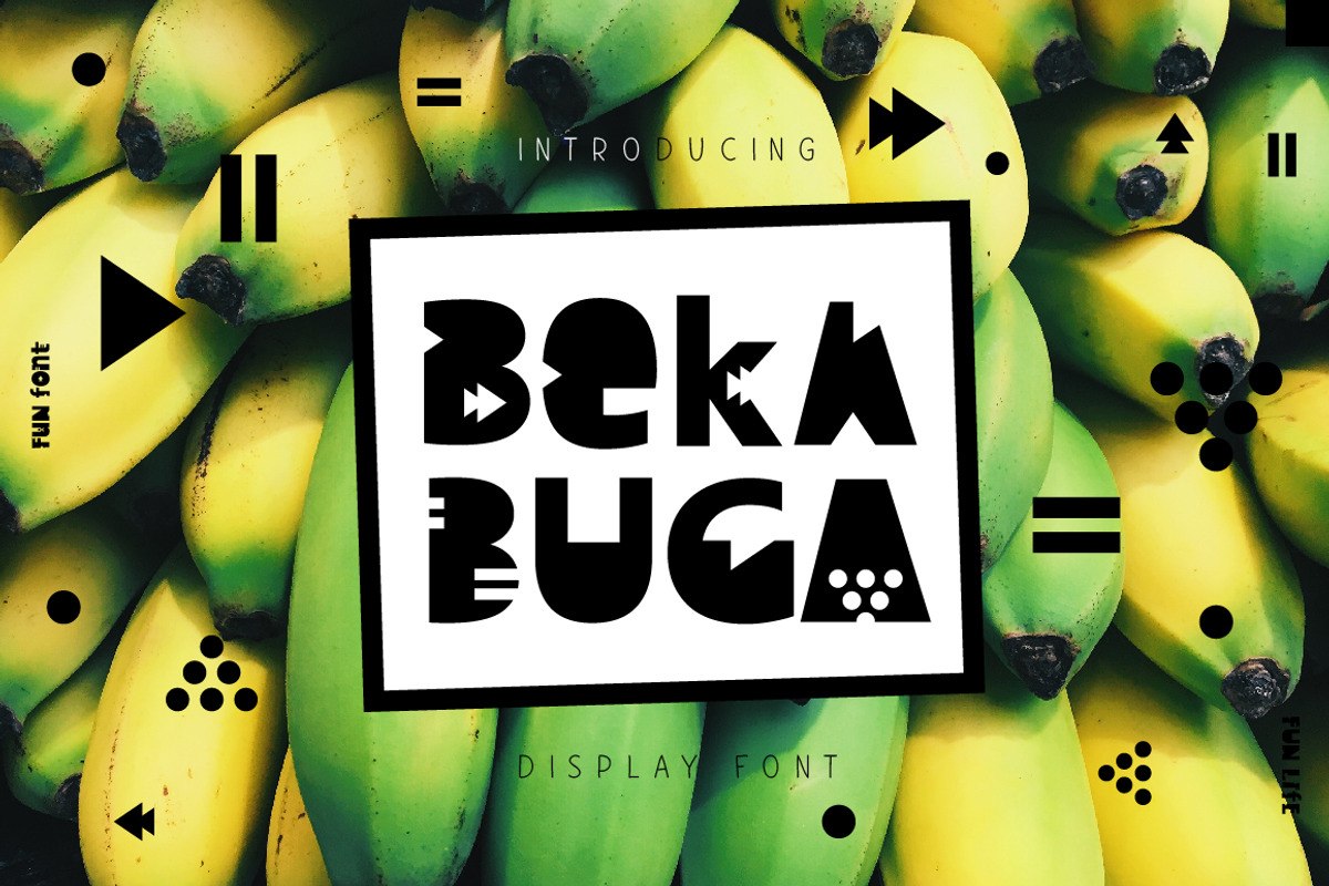 Bekabuga Display Font