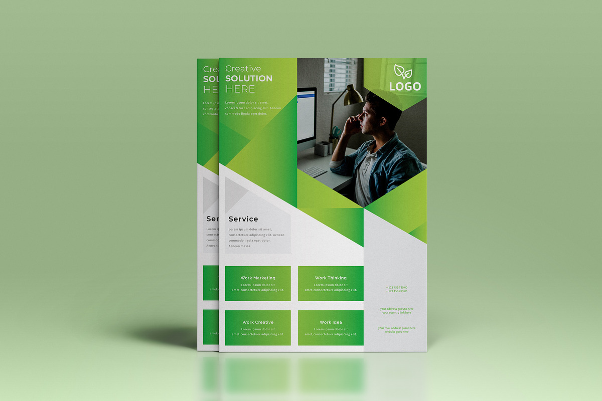 Corporate Business Flyer Template, a Flyer Template by UI_Expert (Photo 2 of 3)