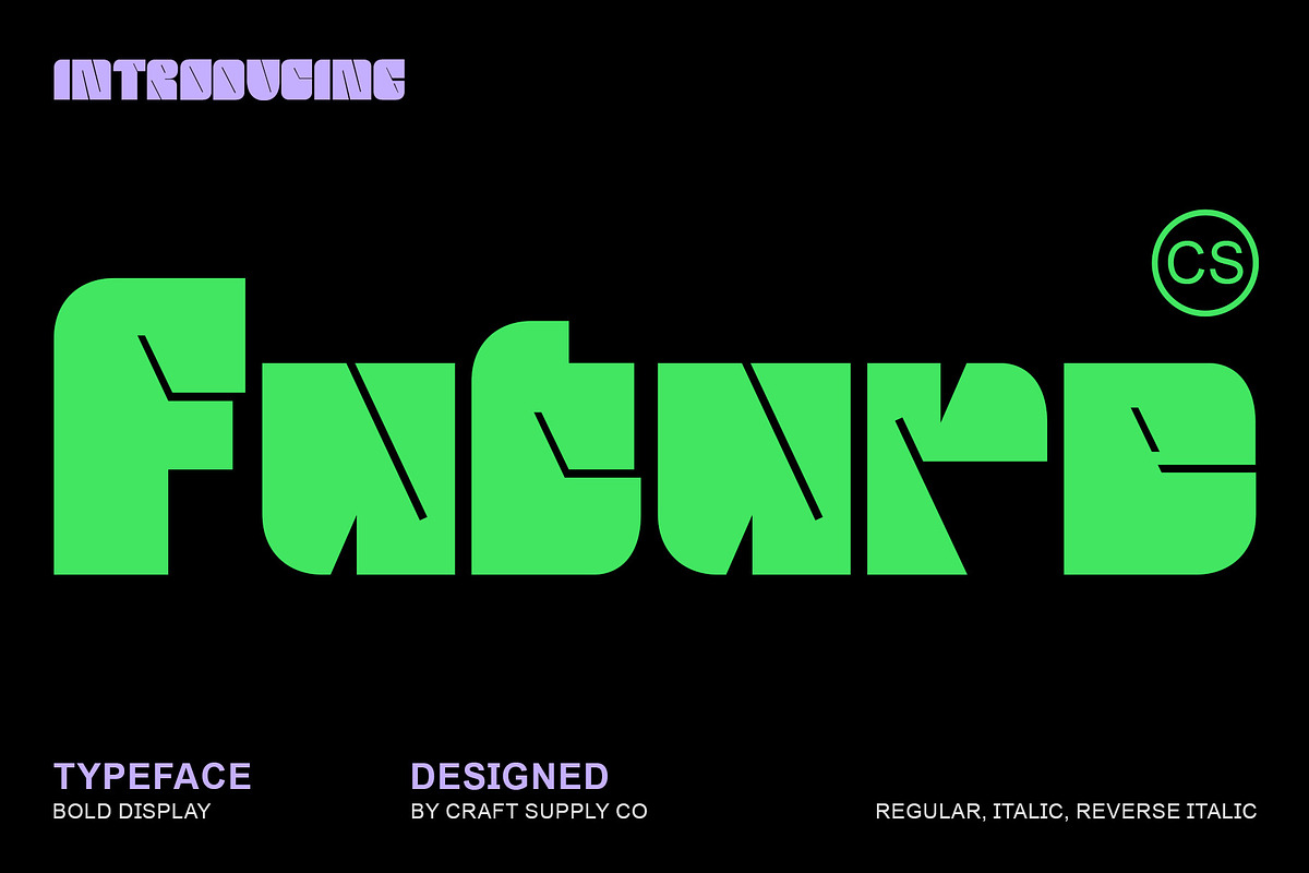 CS Future – Bold Font, a Sans Serif Font by Craft Supply Co. (Photo 1 of 8)