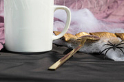 Halloween Mug Mockup Coffee Cup fall, a Cups & Container Mockup by PawMockups (Thumbnail 4 of 10)