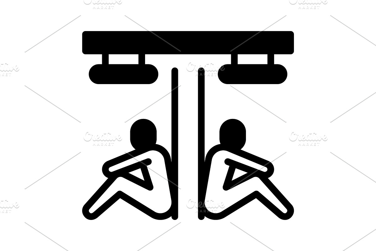 Separate detached solid icon, a Solid Icon by Creative priyanka