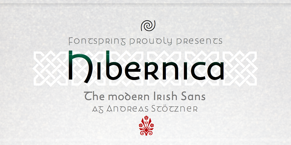 Hibernica, a Sans Serif Font by Andreas Stötzner (Photo 1 of 8)