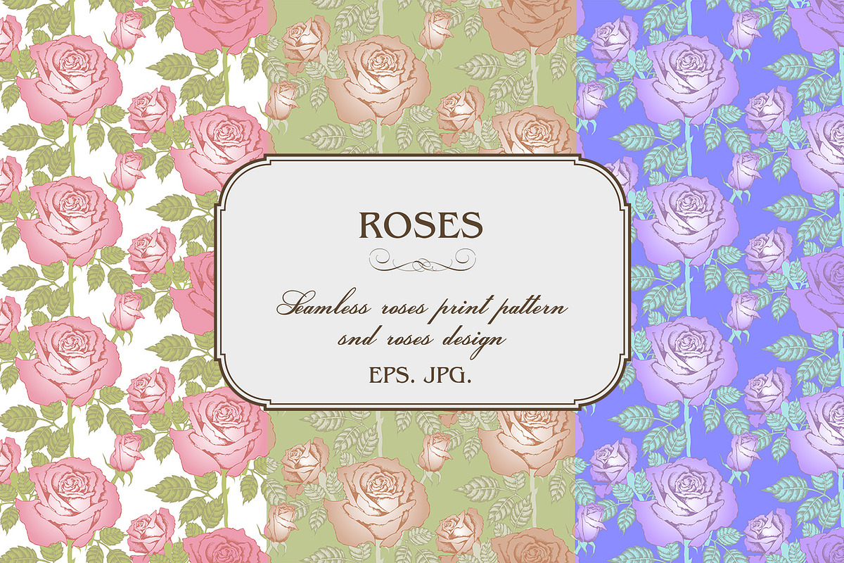 Design of roses, a Pattern Graphic by Designs by Helen Trupak (Photo 5 of 5)