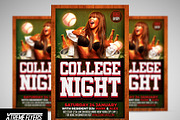 College School Party Flyer, a Flyer Template by XtremeFlyers (Thumbnail 1 of 2)