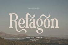 Refagon | Retro Slab Serif