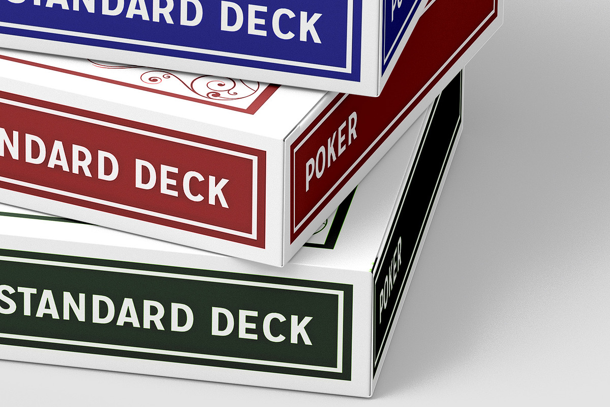 Playing Cards Mockup v.8 - 8 views, an Advertising Mockup by Illusiongraphic (Photo 15 of 22)