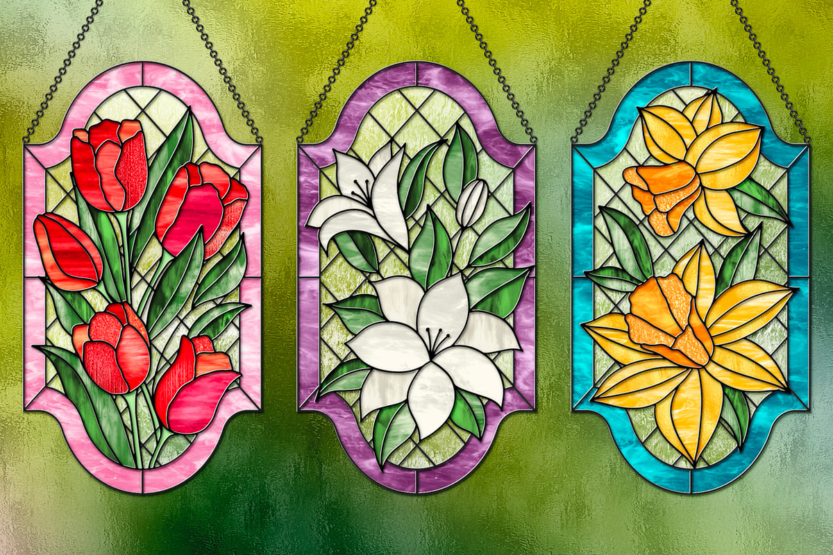 Stained Glass Texture Brushes, a Brush Add-On by The Creative Bix (Photo 2 of 12)