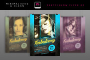 Minimalistic Party/Show Flyer 02, a Flyer Template by MIIM (Thumbnail 1 of 4)