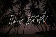 Tino Script, a Script Font by chekart (Thumbnail 1 of 5)