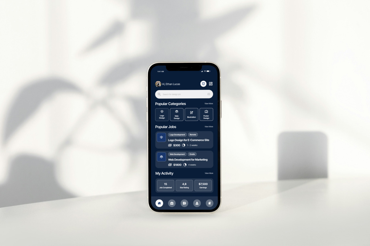 Jobist - Freelance Marketplace App, an App Template by productype1 (Photo 5 of 5)
