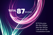 87 Abstract Motion Brush Pack, a Brush Add-On by Artbeaut (Thumbnail 2 of 6)