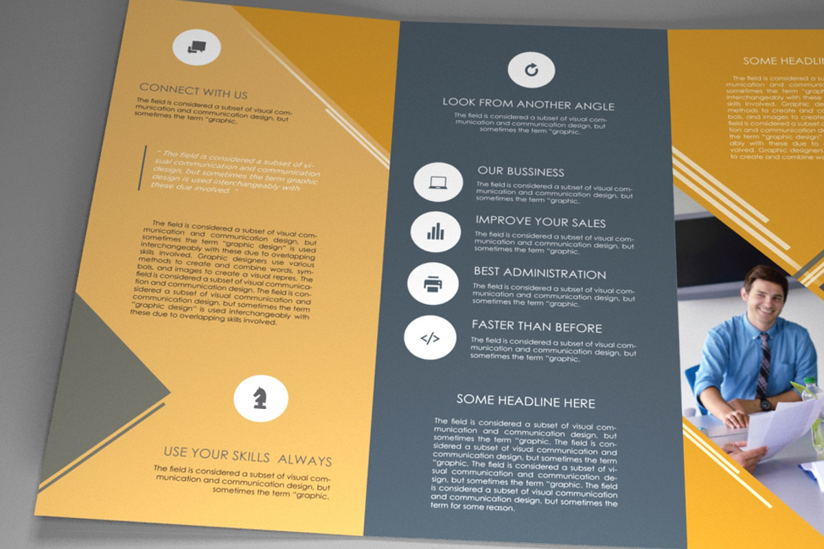 Indesign Brochure Square, a Brochure Template by RudanStudio (Photo 6 of 8)