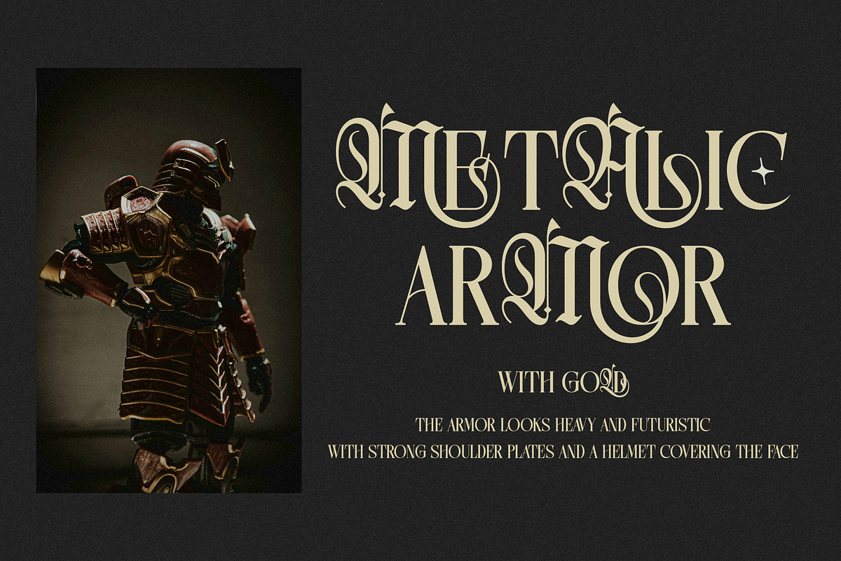 Northvale Blackletter Serif Font, a Blackletter Font by Heinzel Std (Photo 3 of 10)