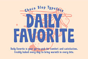 Chocoblop– Food Playful Display Font, a Handwritten Font by decographstud (Thumbnail 4 of 7)