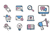 Web Social Media Icons Set, a Templates & Theme by studiogstock (Thumbnail 1 of 3)
