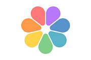 Flower petal circle diagram, an Object Graphic by Elena Pimukova (Thumbnail 4 of 9)