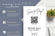 Scan To Pay Template, Qr Code Sign, a Business Card Template by Climbwithelevator (Thumbnail 11 of 11)
