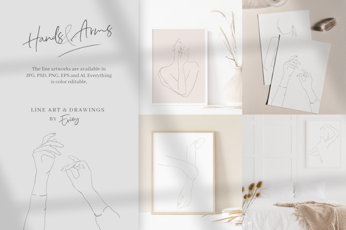 BUNDLE Line Art and illustrations, a Decorative Illustration by Eviory (Photo 21 of 28)