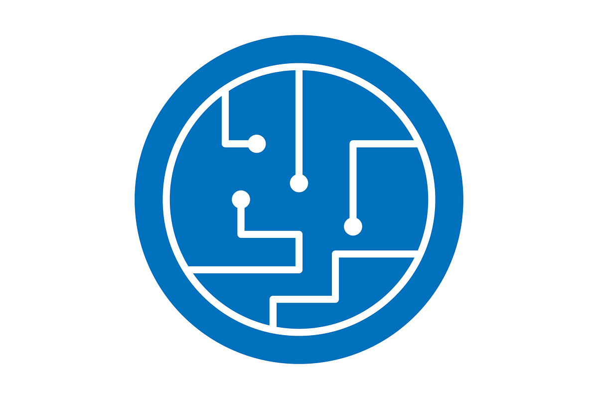 Microcircuit icon design template, a Solid Icon by Sumberpangan (Photo 2 of 3)