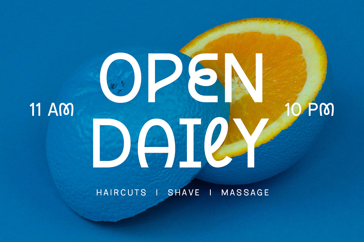 Vemoly Display, a Sans Serif Font by Arterfak Project (Photo 10 of 13)