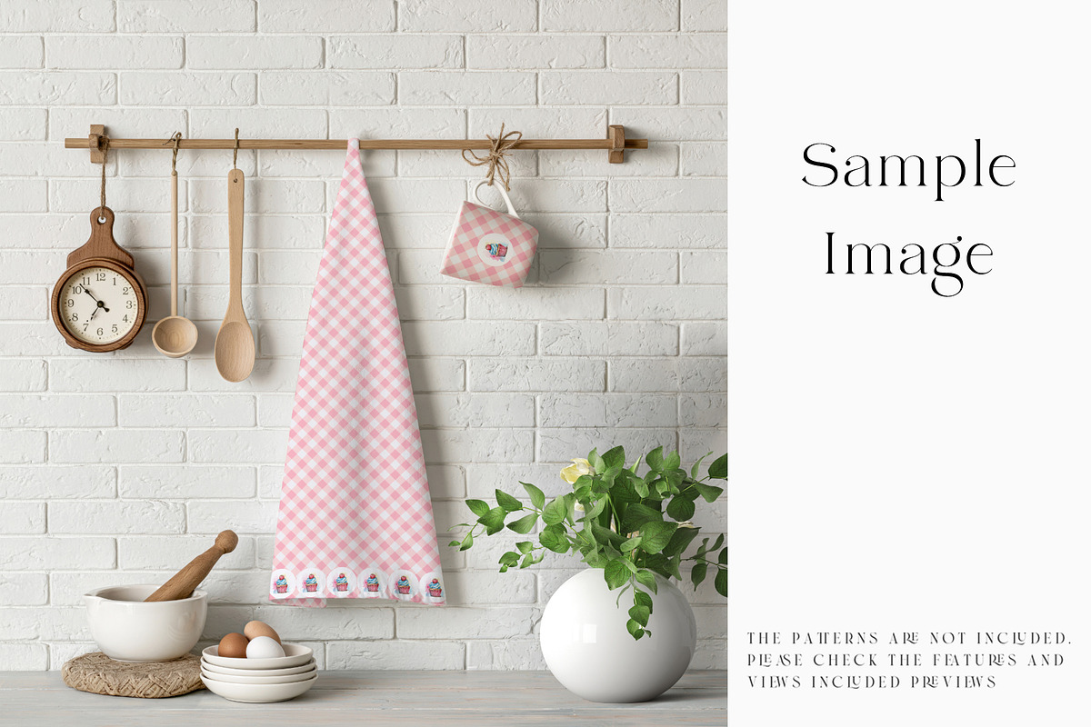 Kitchen Towel Mockups, a Household Mockup by mock-ups (Photo 9 of 15)