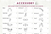 Procreate Children's Character Kit, a Brush Add-On by Rosangela Curti (Thumbnail 10 of 16)