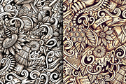 Honey Graphics Doodles Patterns, a Food Illustration by BALABOLKA (Thumbnail 4 of 6)