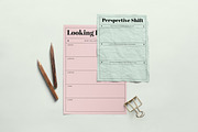 Reflection & Planner Template Set, a Stationery Template by Artflorara (Thumbnail 2 of 7)