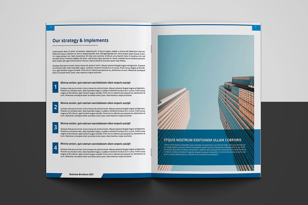 Minimal Business Brochure, a Brochure Template by Template Shop (Photo 5 of 7)