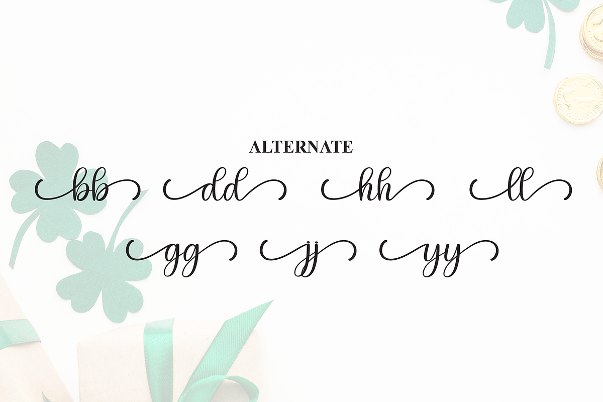 Lucky | Script Font, a Handwritten Font by Scratchones (Photo 8 of 9)