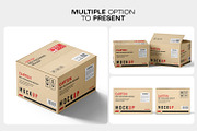 Kraft Carton Packaging Box Mockup, a Packaging Mockup by Ram Studio (Thumbnail 5 of 13)
