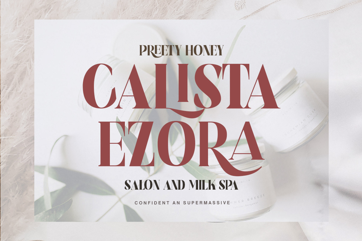 Brate Gaston, a Serif Font by Kenzvalley (Photo 2 of 8)
