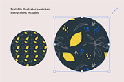 Floral Seamless Patterns, a Pattern Graphic by Marinastu (Thumbnail 5 of 10)