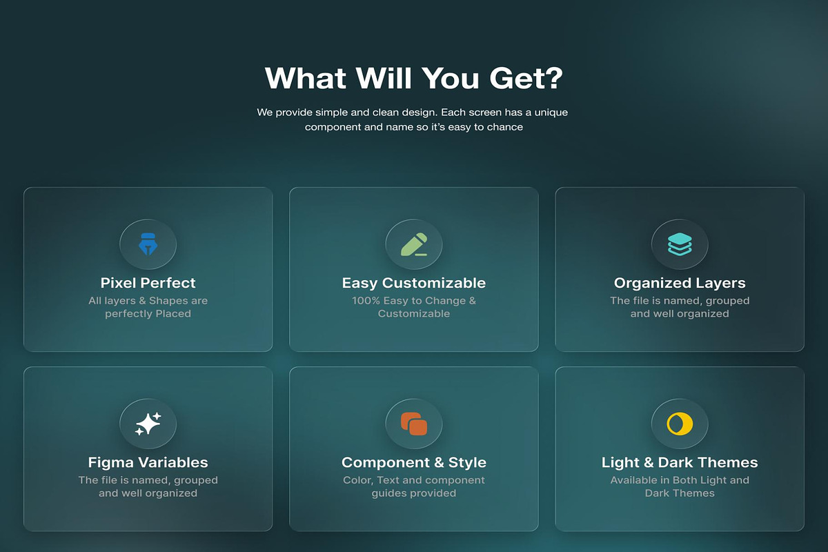 TeamCollaboration Project SaaS UIKit, an UI Kit Template by Creative Perspective (Photo 2 of 5)