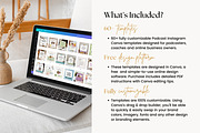 Podcast Promo Instagram Templates, a Social Media Template by Fallon Gerst (Thumbnail 15 of 16)