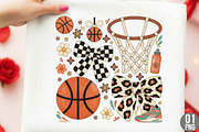 Basketball & Bows Faux Yarn Png, Bow, an Illustration by Designking (Thumbnail 1 of 6)