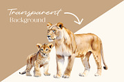 Watercolor Safari Animals Clipart, an Animal Illustration by Primrose Blume (Thumbnail 2 of 6)