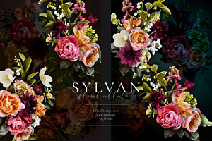 Sylvan Floral Clip Art Collection