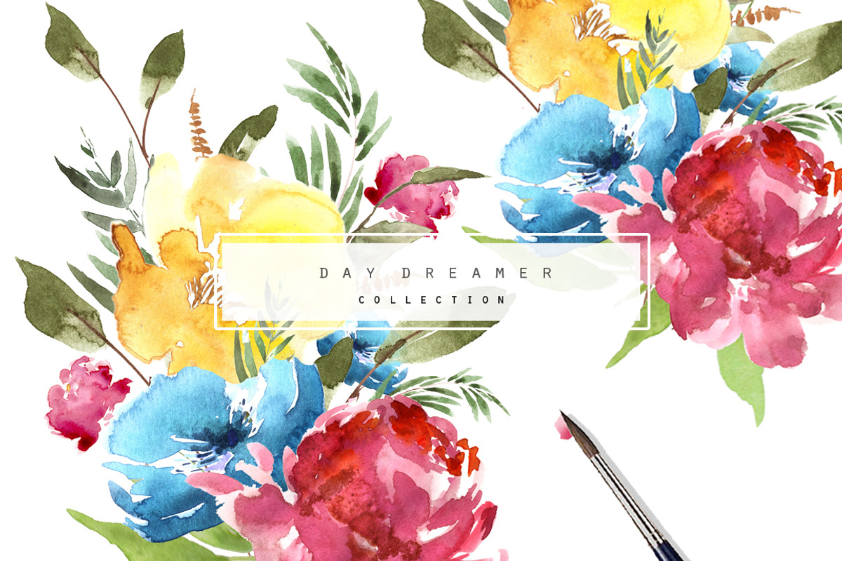 Day Dreamer Watercolour Set, an Illustration by Sammy's Illustration (Photo 1 of 11)