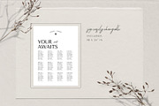 Elegant Seating Chart Template CANVA, an Invitation Template by StudioVonBraitenberg (Thumbnail 3 of 4)