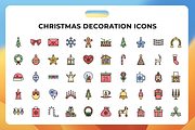 Christmas Decoration Icons, a Duotone Icon by Wencory (Thumbnail 1 of 3)