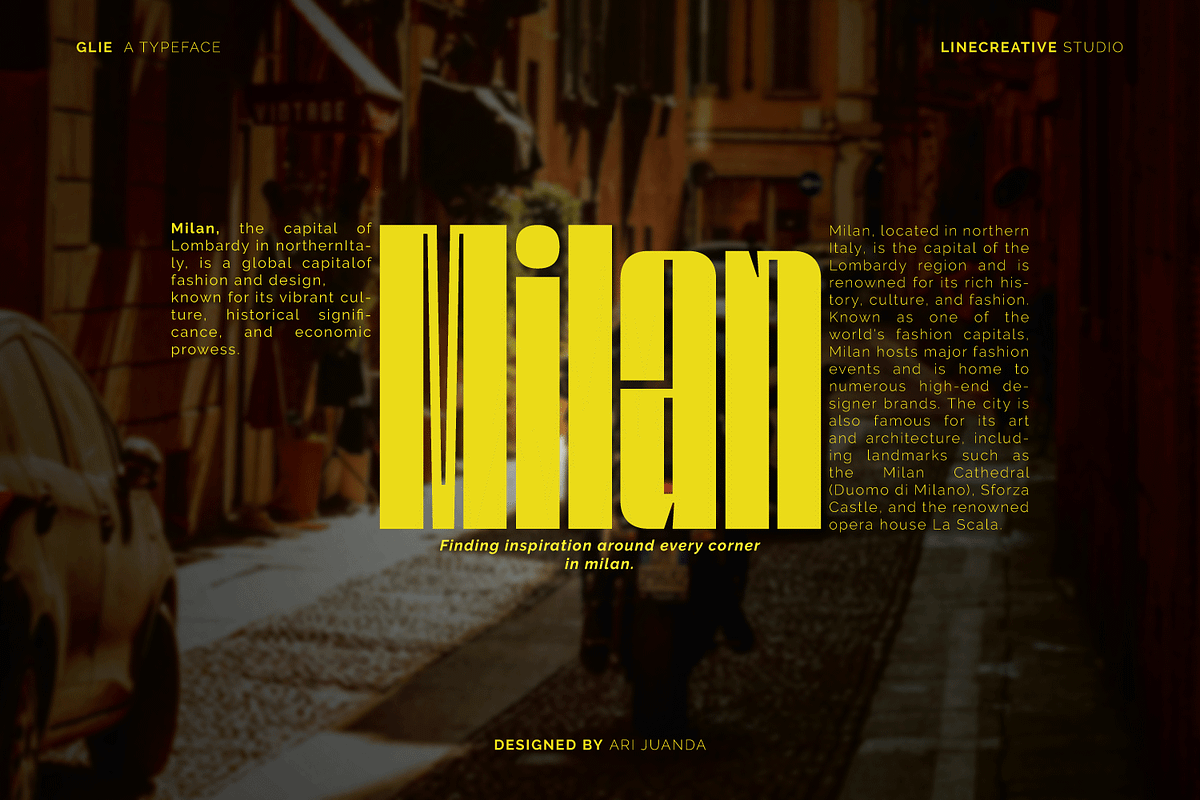 Glia A Typeface, a Sans Serif Font by Linecreative (Photo 4 of 10)