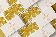 Stylish Gold Minimal Business Card, a Business Card Template by GraphicsEgg (Thumbnail 2 of 5)
