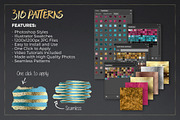 300+ Gold Glitter Foil Styles, a Layer Style Add-On by Graphicdome (Thumbnail 2 of 17)