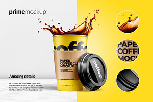 Paper Coffee Cup Mockup Bundle