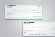 Corporate Check Template, a Stationery Template by DesignerCandies (Thumbnail 2 of 2)