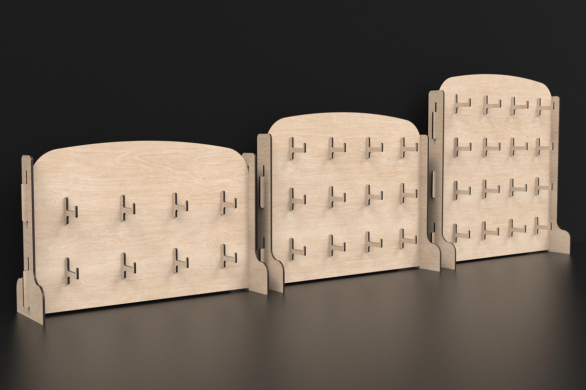 Donut Display Stand Laser Cut Files, an Object Graphic by ThemeXDigital (Photo 2 of 7)